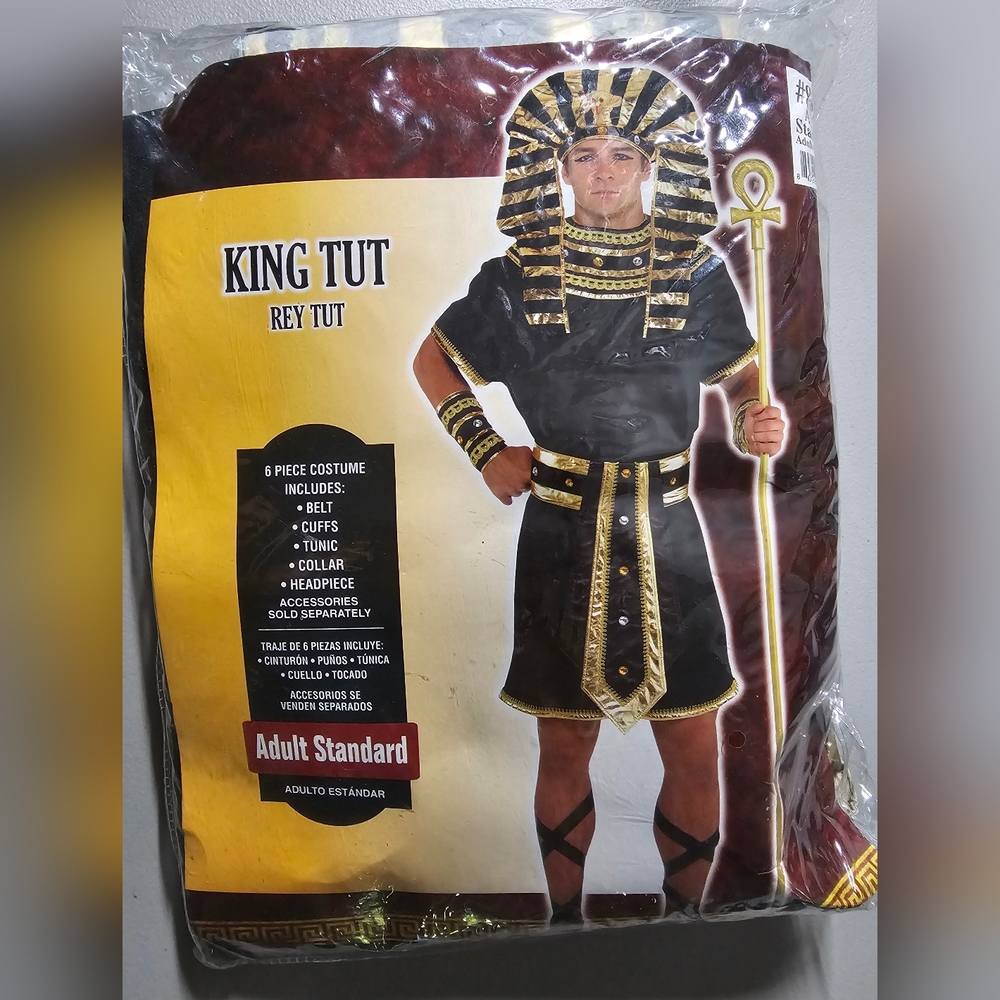 King Tut Costume‎ Adult Standard 6 Piece Set